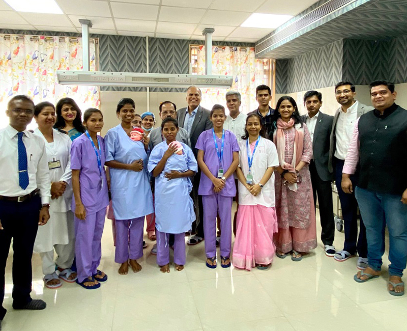 Improving the survival and well-being of new-borns : Launched Kangaroo Mother Unit (KMC) at Cooper Hospital, Mumbai